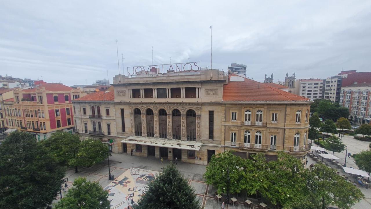 Apartamento Qhawana Begoña - Pisazo con garaje, Wifi en Begoña Gijón Exterior foto