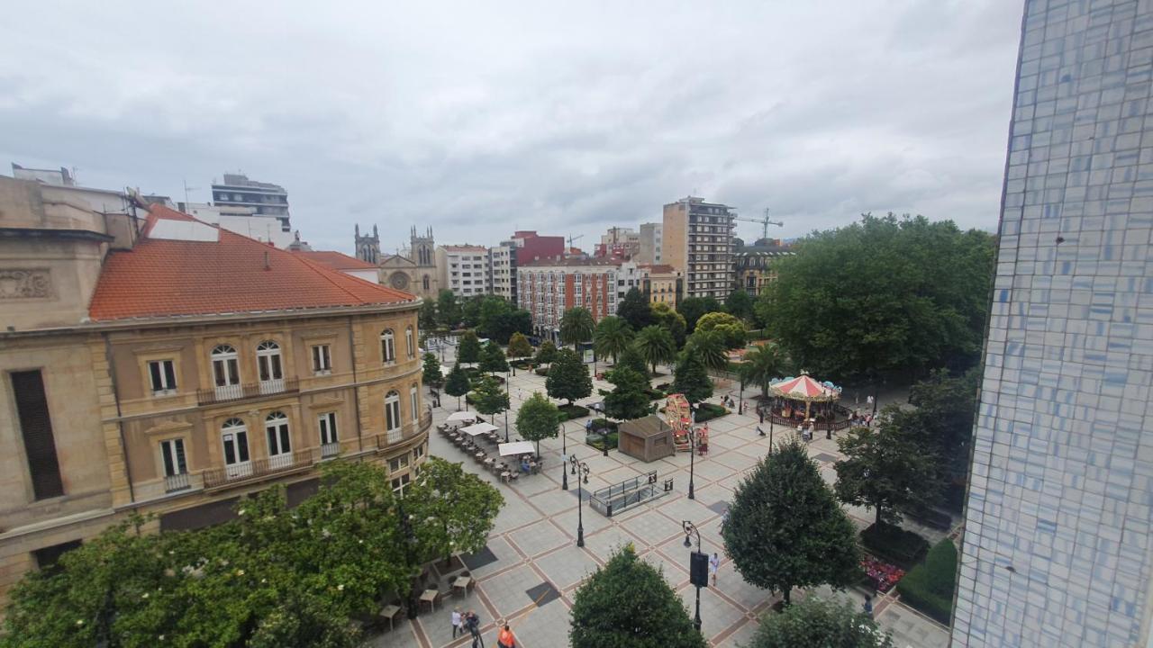 Apartamento Qhawana Begoña - Pisazo con garaje, Wifi en Begoña Gijón Exterior foto